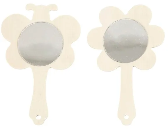 Creativ Company Dekorera din träspegel 2 st.